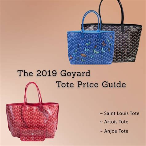 tote bag goyard price|Goyard bag price 2022 euro.